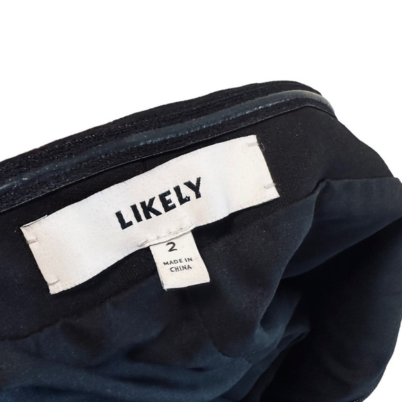 LIKELY Black Long Midi Maxi Dress 52” length Size 2 Strappy Sheath revolve - Picture 2 of 8